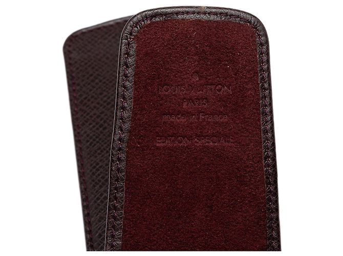 Astuccio per penna Louis Vuitton Taiga rosso - vista 5
