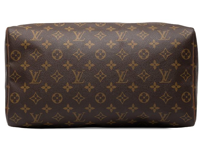 Borsa Boston Louis Vuitton Monogram Speedy 35 Marrone - vista 3