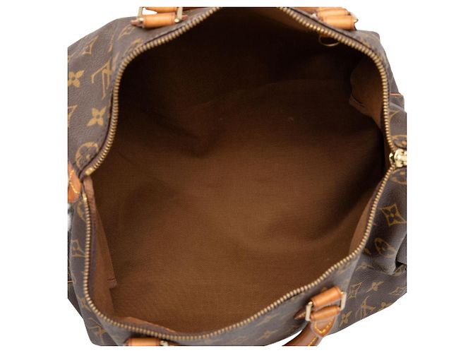 Borsa Boston Louis Vuitton Monogram Speedy 35 Marrone - vista 4