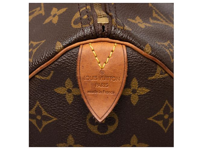 Borsa Boston Louis Vuitton Monogram Speedy 35 Marrone - vista 5