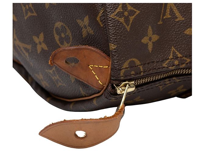 Borsa Boston Louis Vuitton Monogram Speedy 35 Marrone - vista 6