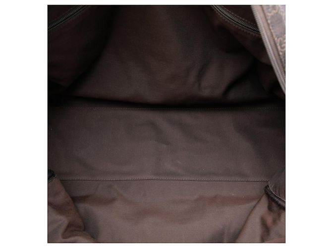 Brown Gucci GG Denim Travel Bag - view 4