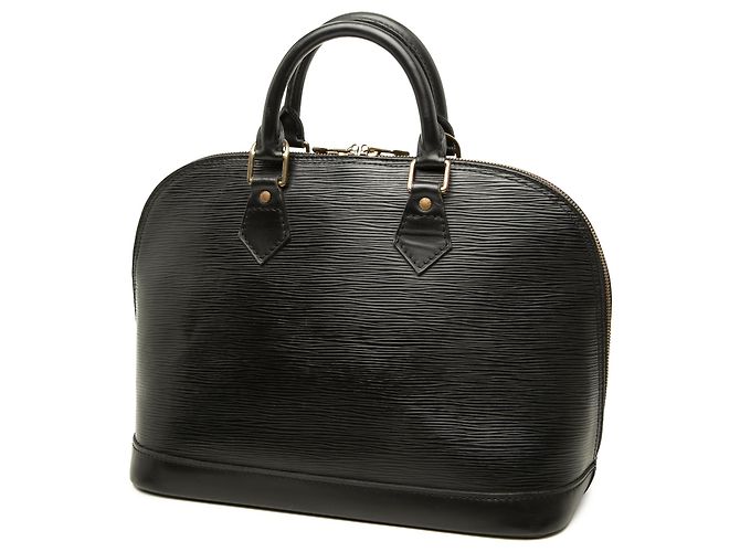 Borsa a mano Louis Vuitton Epi Alma PM Nera - vista 2