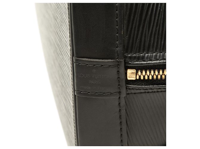 Borsa a mano Louis Vuitton Epi Alma PM Nera - vista 5