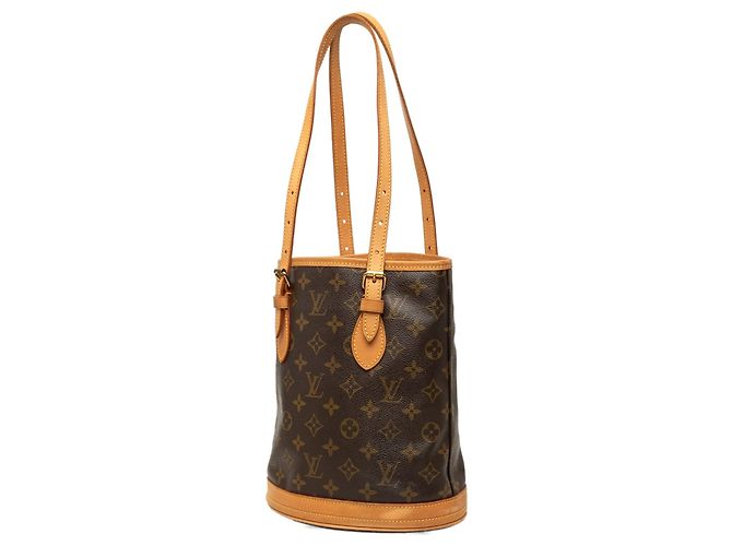 Louis Vuitton Monogram Petit Bucket Brown - vista 2
