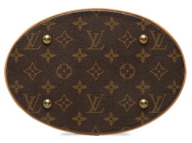 Louis Vuitton Monogram Petit Bucket Brown - vista 3