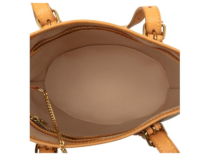 Louis Vuitton Monogram Petit Bucket Brown - vista 4
