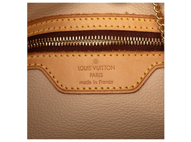 Louis Vuitton Monogram Petit Bucket Brown - vista 5