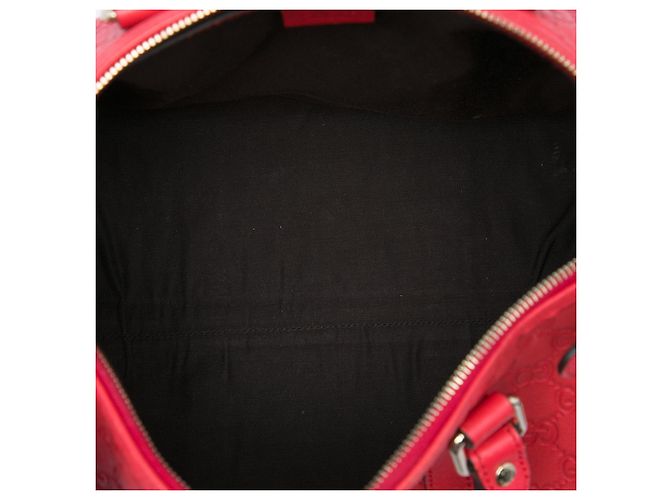 Borsa Boston Gucci Medium Guccissima Joy Rossa - vista 4