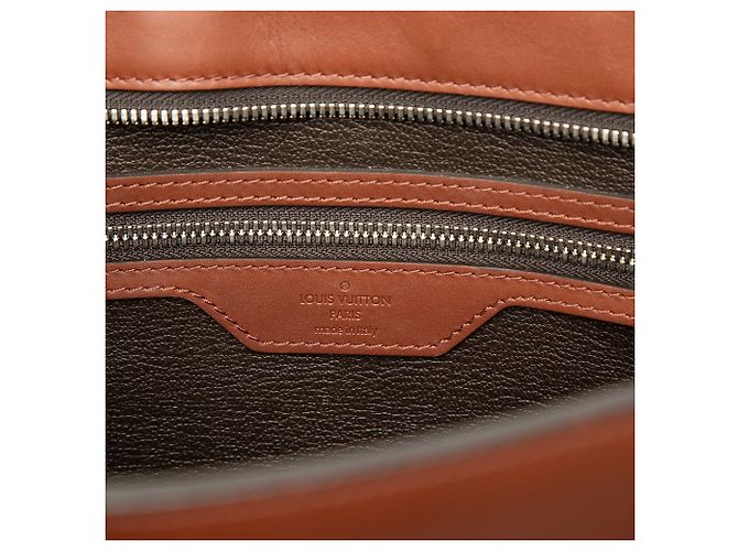 Borsa Sac Plat Horizontal Zippe Satchel Louis Vuitton Marrone - vista 5