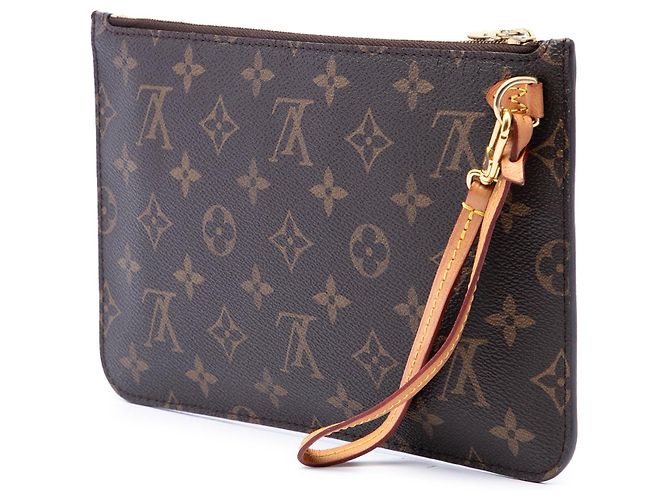 Pochette Louis Vuitton Monogram Neverfull Marrone - vista 2
