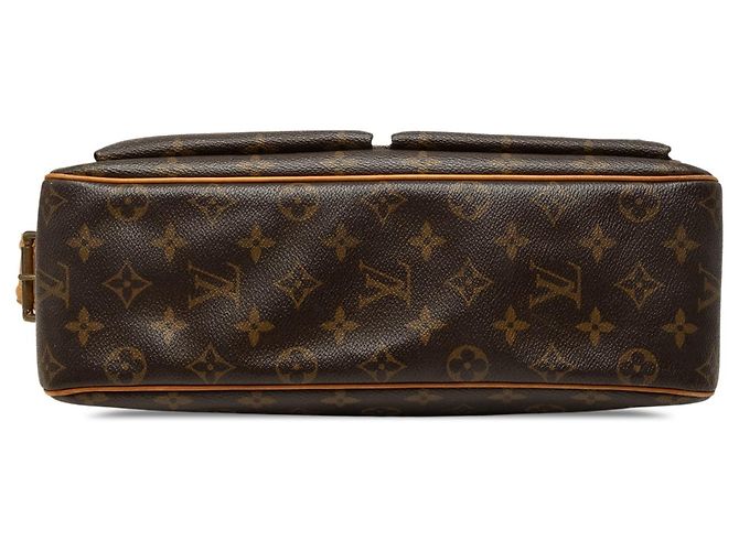 Cité Borsa a tracolla Louis Vuitton Monogram Viva Cite GM Marrone - vista 3