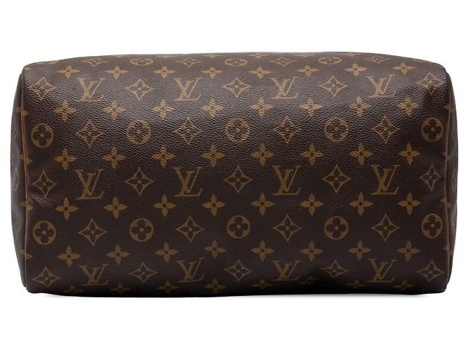 Borsa Boston Louis Vuitton Monogram Speedy 35 Marrone - vista 3