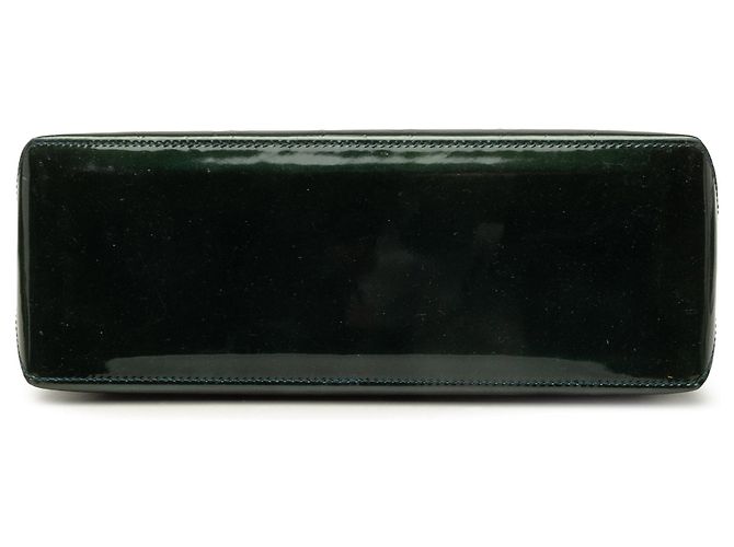 Borsa Louis Vuitton Monogram Vernis Wilshire PM Verde - vista 3