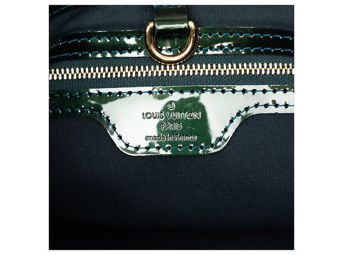 Borsa Louis Vuitton Monogram Vernis Wilshire PM Verde - vista 5