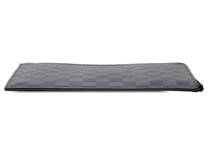 Borsa a pochette Louis Vuitton Damier Graphite Pochette Jour PM Nera - vista 3