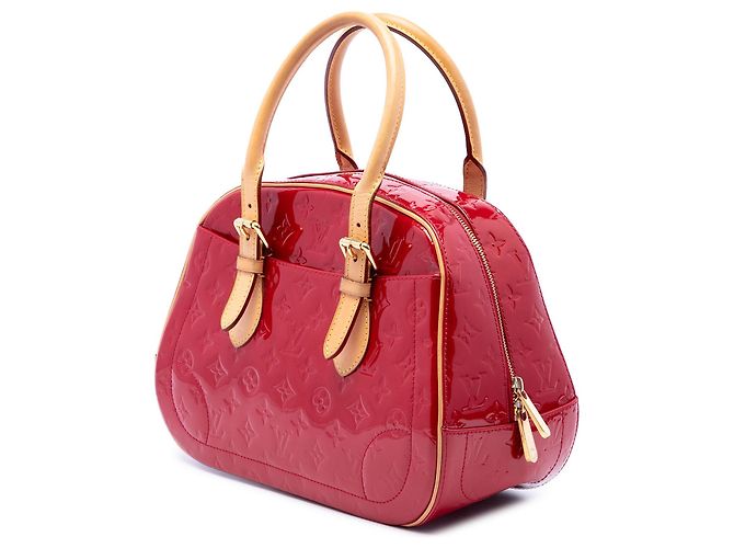 Borsa Louis Vuitton Monogram Vernis Summit Drive rossa - vista 2