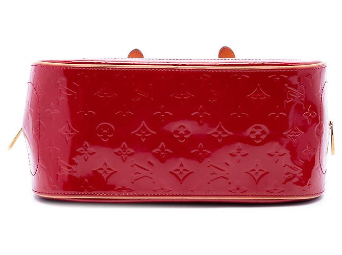 Borsa Louis Vuitton Monogram Vernis Summit Drive rossa - vista 3