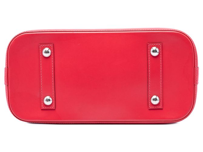 Borsa a mano Louis Vuitton Epi Alma PM rossa - vista 3