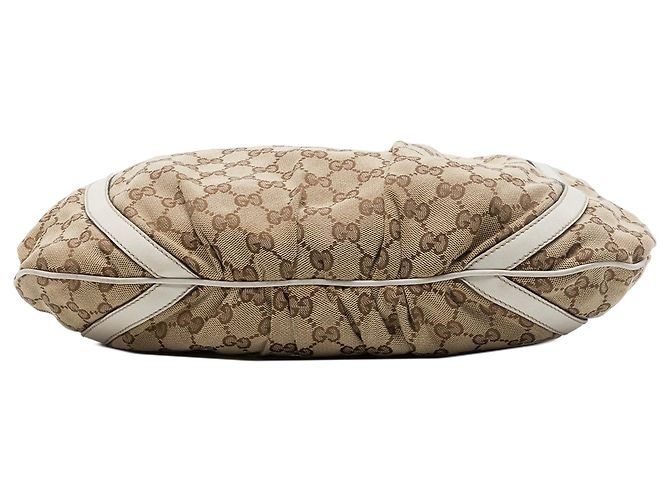 Borsa a tracolla Gucci GG Canvas Abbey D Ring Beige - vista 3