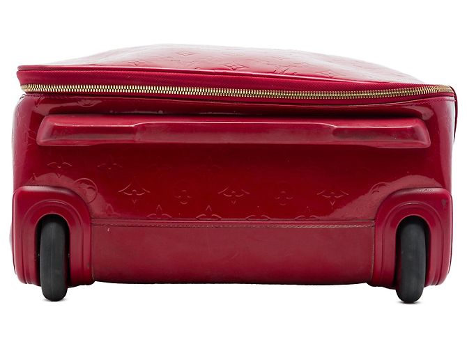Borsa da viaggio Louis Vuitton Monogram Vernis Pegase 45 rossa - vista 3
