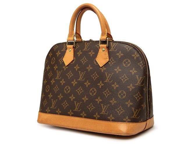 Borsa Louis Vuitton Monogram Alma PM Marrone - vista 2