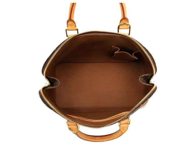 Borsa Louis Vuitton Monogram Alma PM Marrone - vista 4