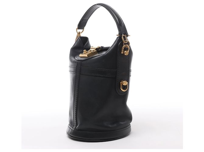 Borsa a mano 2Way Louis Vuitton Duffle PM in pelle nera - vista 2