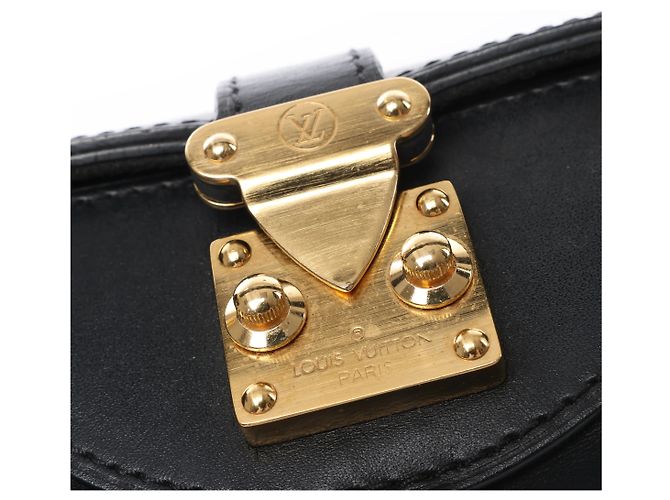 Borsa a mano 2Way Louis Vuitton Duffle PM in pelle nera - vista 6