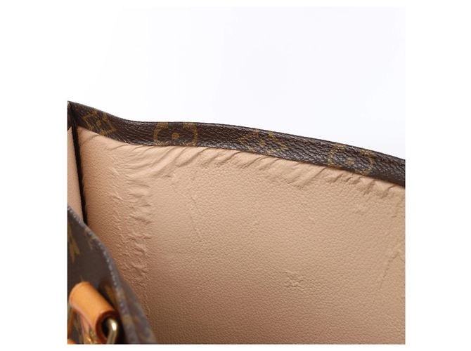 Louis Vuitton Sac Plat Monogram Canvas Handbag in Brown M51140 - vista 10