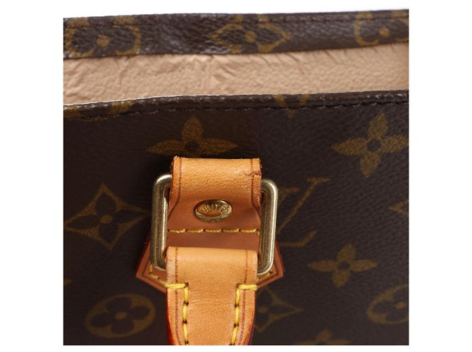 Louis Vuitton Sac Plat Monogram Canvas Handbag in Brown M51140 - vista 15