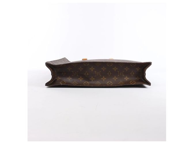 Louis Vuitton Sac Plat Monogram Canvas Handbag in Brown M51140 - vista 7