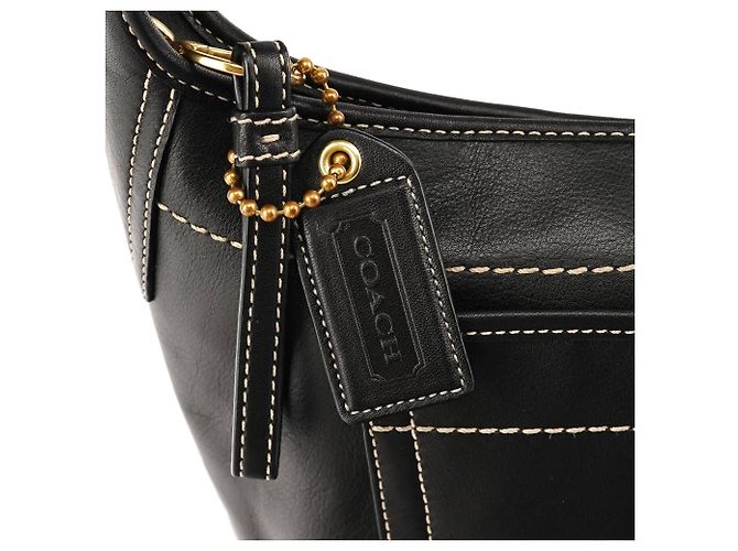 Coach 11283 Borsa a Tracolla Ergo Hobo in Pelle Nera - vista 6