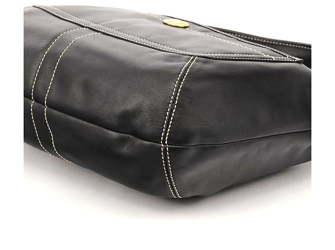 Coach 11283 Borsa a Tracolla Ergo Hobo in Pelle Nera - vista 9