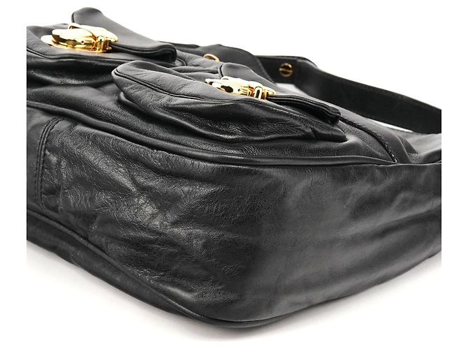 Marc Jacobs Borsa a tracolla Angela multi-tasche in pelle nera - vista 11