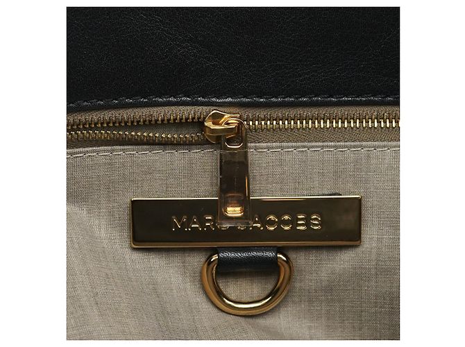 Marc Jacobs Borsa a tracolla Angela multi-tasche in pelle nera - vista 17