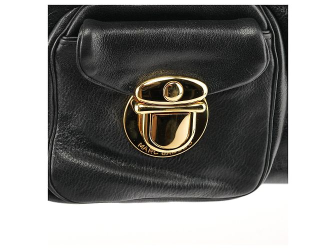 Marc Jacobs Borsa a tracolla Angela multi-tasche in pelle nera - vista 7