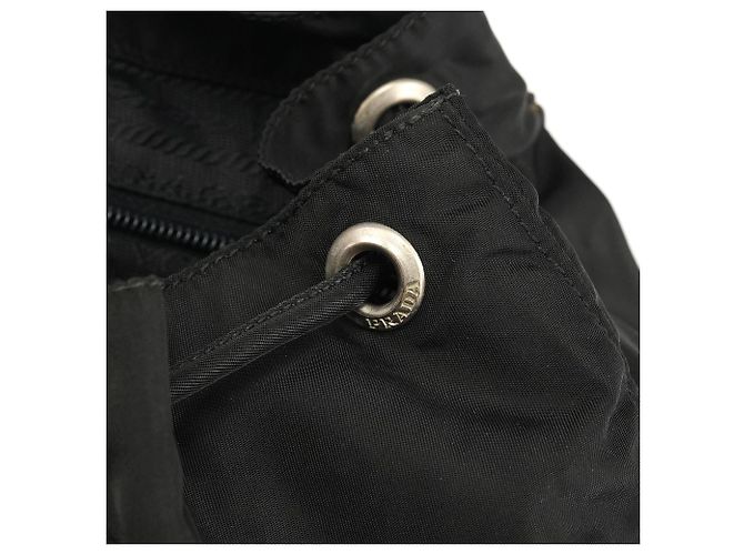Prada B2811F Black Tessuto Vela Nylon Rucksack - Ansicht 13