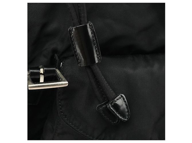 Prada B2811F Black Tessuto Vela Nylon Rucksack - Ansicht 9