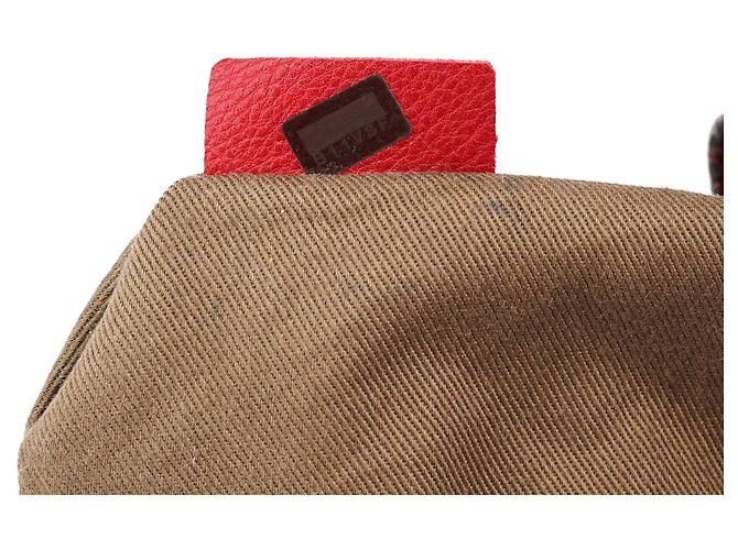 Chloé Borsa 2-Way Elsie in pelle rossa - vista 14