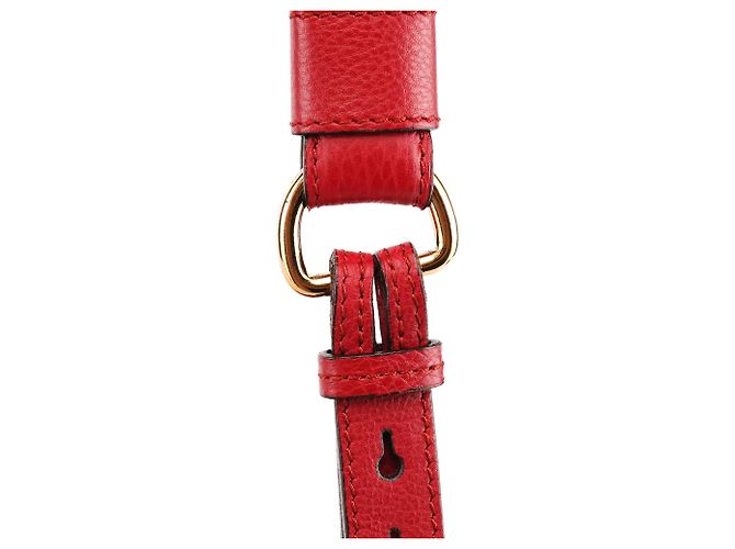 Chloé Borsa 2-Way Elsie in pelle rossa - vista 8