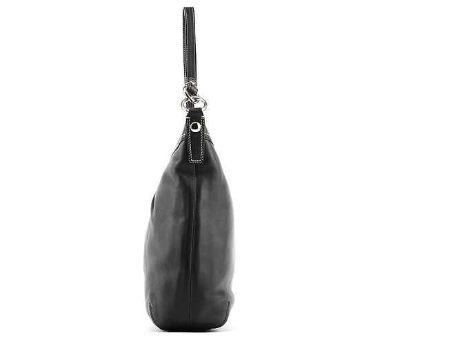 Coach Borsa a tracolla hobo in pelle nera F13764 - vista 2