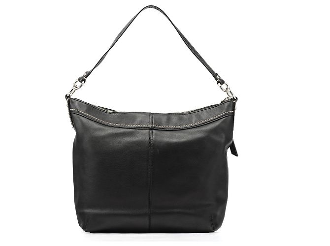 Coach Borsa a tracolla hobo in pelle nera F13764 - vista 3