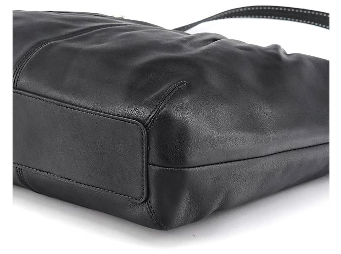 Coach Borsa a tracolla hobo in pelle nera F13764 - vista 9