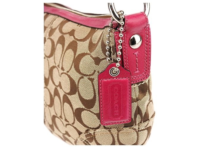 Coach 11857 Borsa a tracolla Signature Soho Beige Pink - vista 7