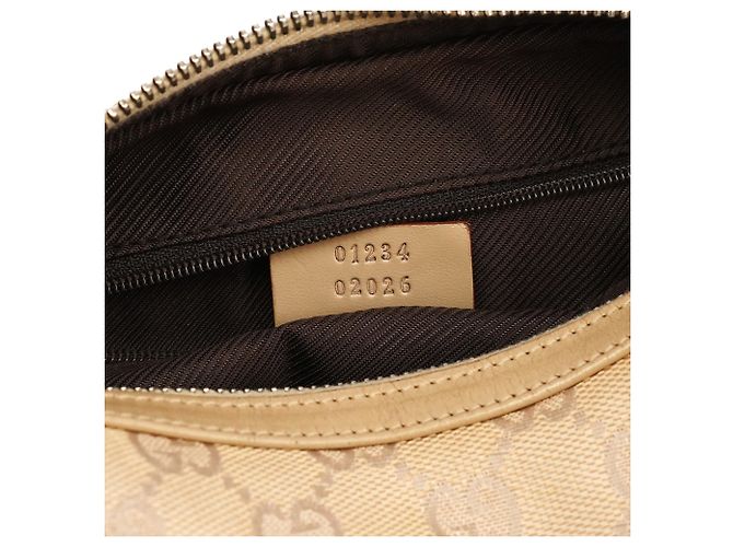 Gucci Borsa a tracolla 01234 Beige Tan GG Canvas - vista 13