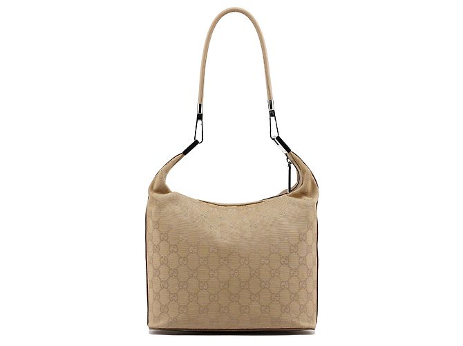 Gucci Borsa a tracolla 01234 Beige Tan GG Canvas - vista 3