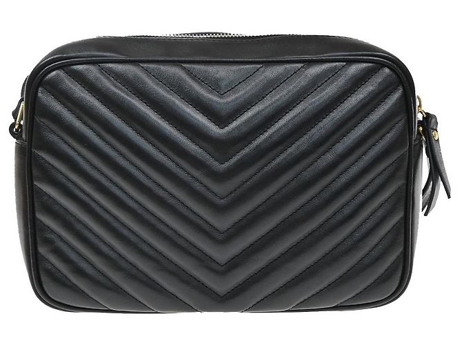 Autre Marque Saint Laurent Lou Camera Matelasse Chevron Leather Small - vista 2