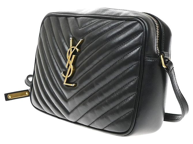 Autre Marque Saint Laurent Lou Camera Matelasse Chevron Leather Small - vista 3