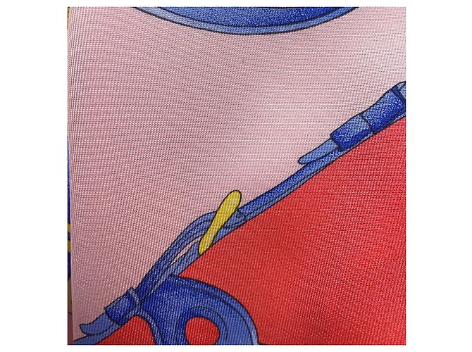 Hermès Hermes Stole Carre 90 Harnais De Cour 2017 Twilly - Ansicht 3